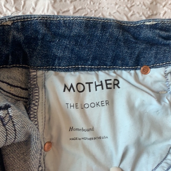 MOTHER Dark Wash Ripped Jeans - Picture 7 of 8